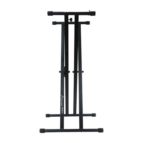 PEDESTAL PARA TECLADO DELUXE DOBLE BRAZO ALTURA AJUSTABLE