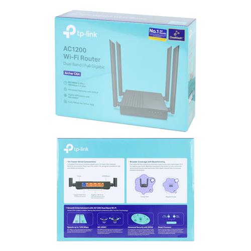 ROUTER WIFI AC 1200 4 ANTENAS 4 PUERTOS LAN - CLA