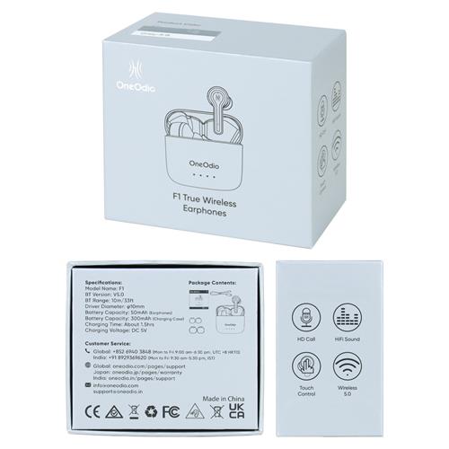 AUDIFONOS INALAMBRICOS TWS EARBUDS GRIS