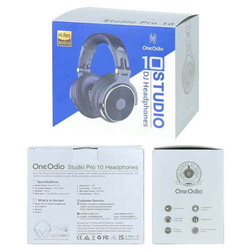 AUDIFONO PARA DJ ESTUDIO PROFESIONAL AZUL