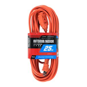 CABLE EXTENSION DE CORRIENTE NARANJA 3 TOMAS 7.5MT - CLA