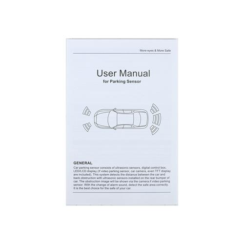 SENSOR DE REVERSA CON ALERTA PARA CARRO - CLA