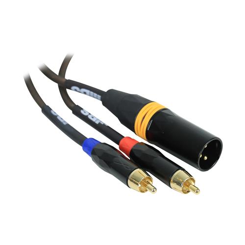 CABLE DE AUDIO 2 PLUG RCA X PLUG CANON 5MT - CLA