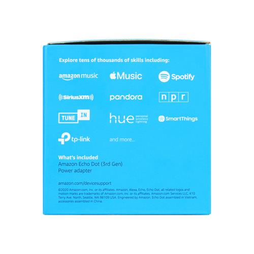 PARLANTE INTELIGENTE 3ERA GENERACION CON ALEXA COLOR CARBON - CLA