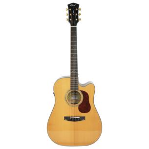 GUITARRA ELECTROACUSTICA GOLD NATURAL CON ESTUCHE DELUXE