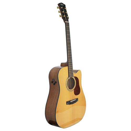 GUITARRA ELECTROACUSTICA GOLD NATURAL CON ESTUCHE DELUXE