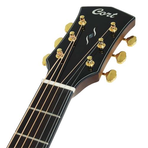 GUITARRA ELECTROACUSTICA GOLD NATURAL CON ESTUCHE DELUXE