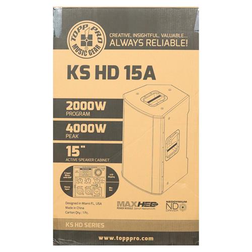 CAJA ACTIVA KS HD-SERIE CON DSP 15 4000W