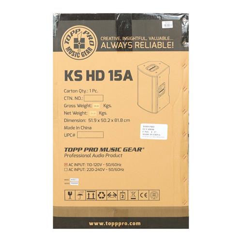 CAJA ACTIVA KS HD-SERIE CON DSP 15 4000W