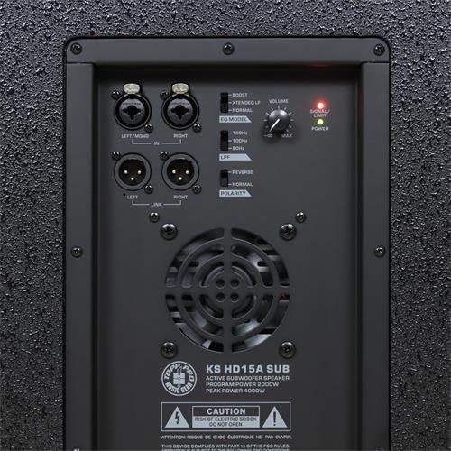 SUB BAJO ACTIVO KS HD-SERIE CON DSP 15 4000W