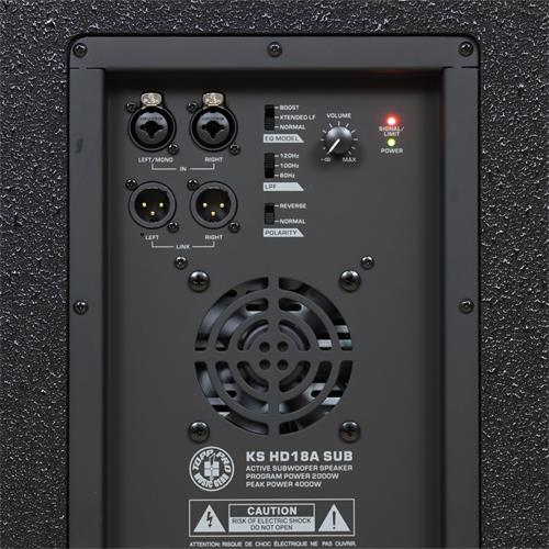 SUB BAJO ACTIVO KS HD-SERIE CON DSP 18 4000W