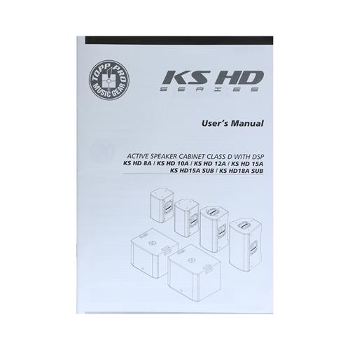 SUB BAJO ACTIVO KS HD-SERIE CON DSP 18 4000W