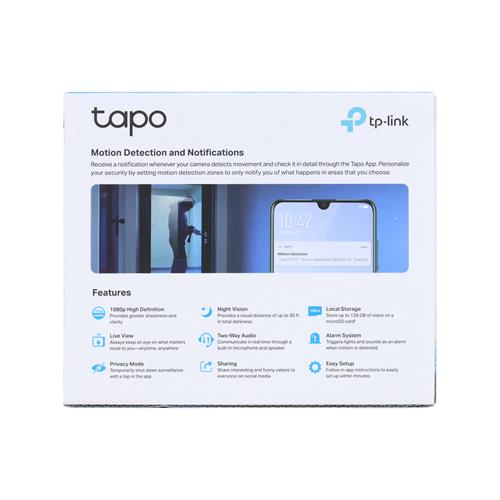 CAMARA WIFI 105° 1080P/MIC/DETECCION/VISION NOCTURNA - CLA