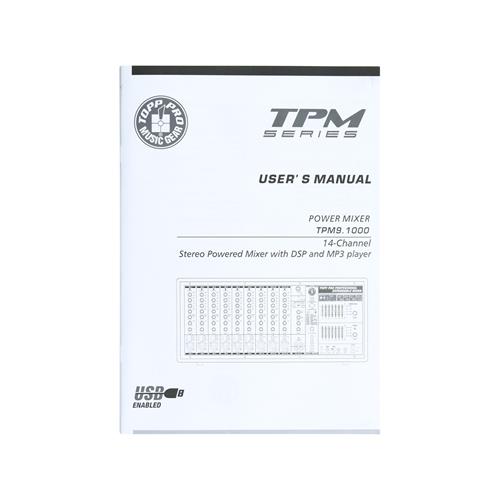 AMPLIFICADOR TIPO CONSOLA 1000W 14CH - DESC
