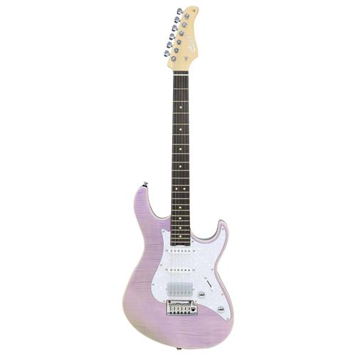 GUITARRA ELECTRICA G CON MICROFONO VOICED TONE PURPURA CAMALEONICO TRANS