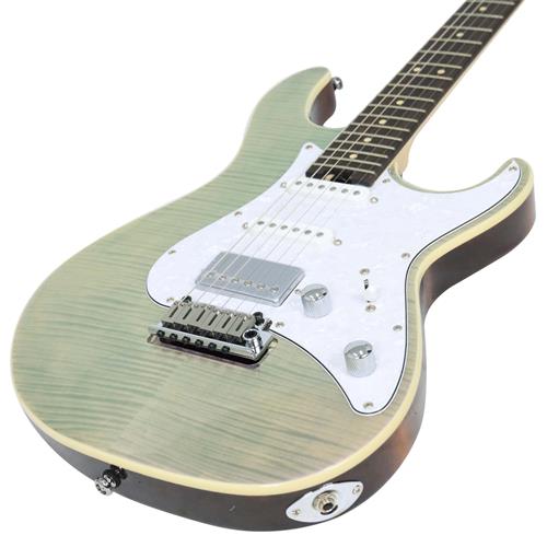 GUITARRA ELECTRICA G CON MICROFONO VOICED TONE PURPURA CAMALEONICO TRANS