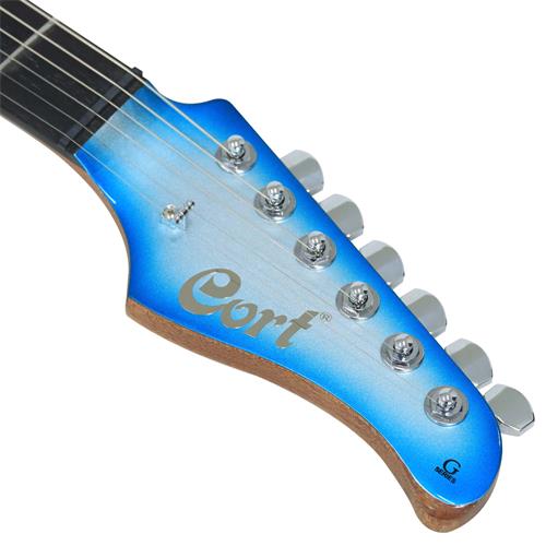 GUITARRA ELECTRICA G CON MICROFONO SEYMOUR DUNCAN HIELO POLAR METALICO