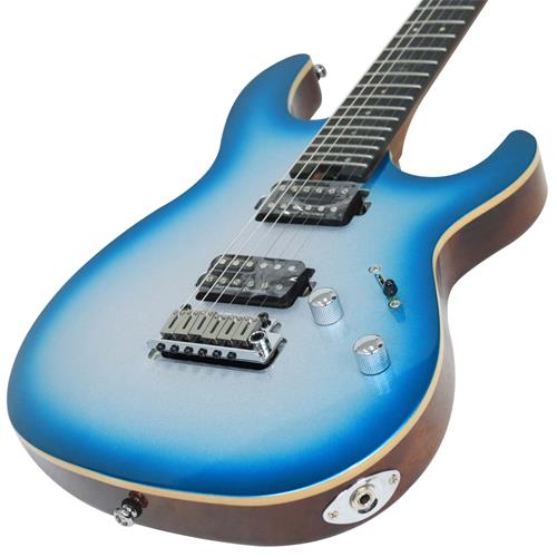 GUITARRA ELECTRICA G CON MICROFONO SEYMOUR DUNCAN HIELO POLAR METALICO