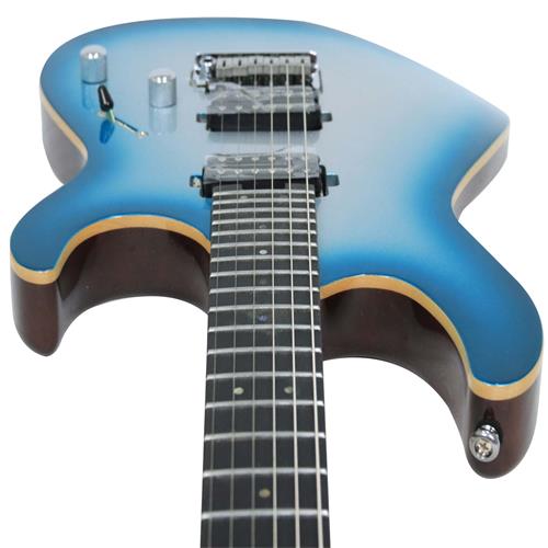 GUITARRA ELECTRICA G CON MICROFONO SEYMOUR DUNCAN HIELO POLAR METALICO