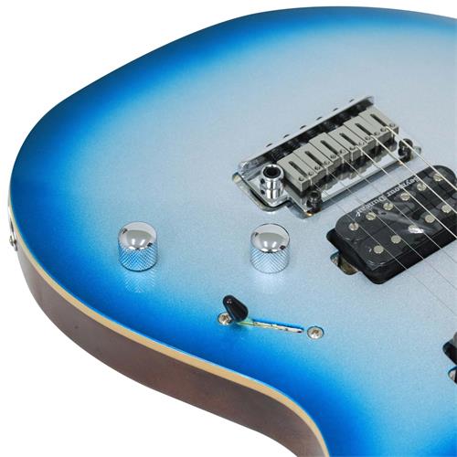 GUITARRA ELECTRICA G CON MICROFONO SEYMOUR DUNCAN HIELO POLAR METALICO