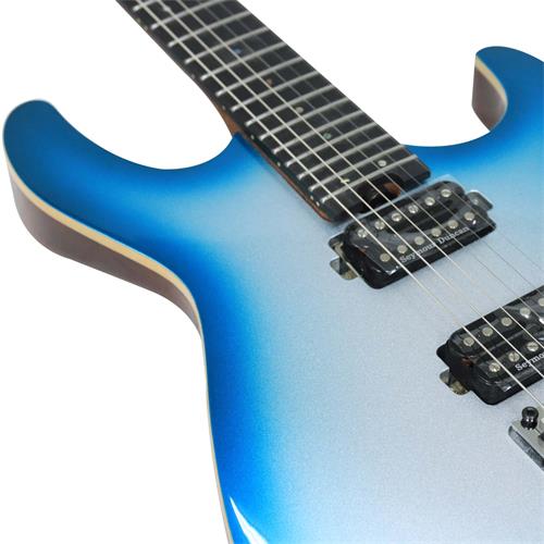 GUITARRA ELECTRICA G CON MICROFONO SEYMOUR DUNCAN HIELO POLAR METALICO