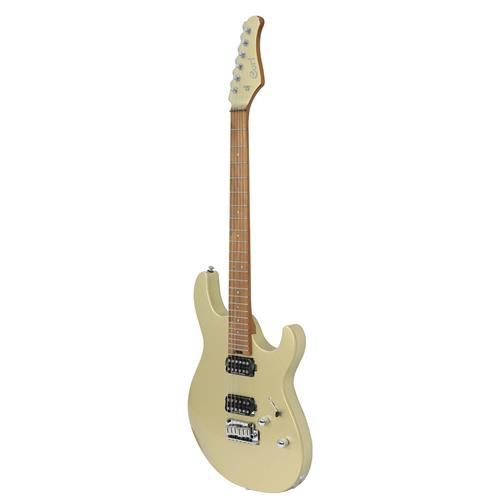 GUITARRA ELECTRICA G CON MICROFONO SEYMOUR DUNCAN DORADO METALICO