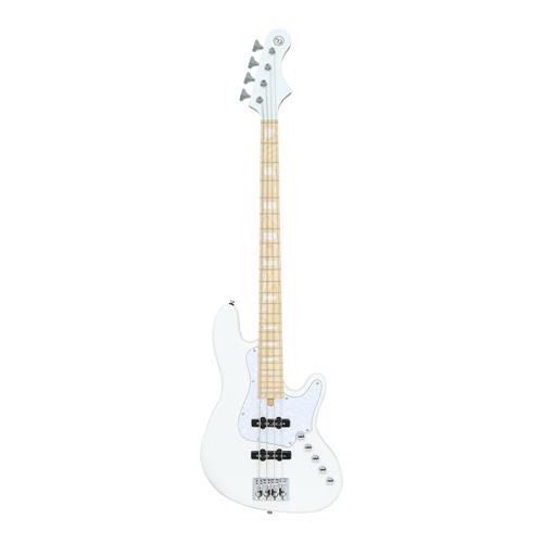 BAJO ELECTRICO 4 CUERDAS ELRICK NJS BLANCO CON ESTUCHE