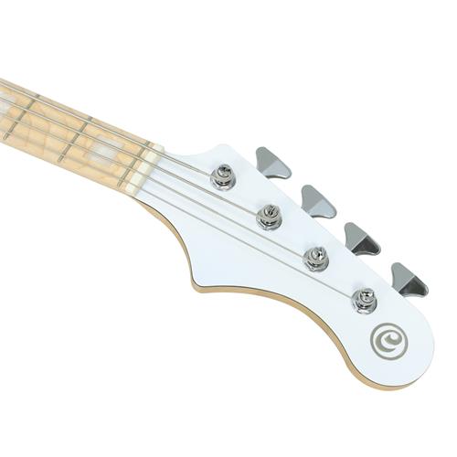 BAJO ELECTRICO 4 CUERDAS ELRICK NJS BLANCO CON ESTUCHE