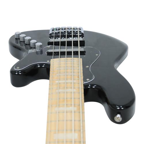 BAJO ELECTRICO 5 CUERDAS ELRICK NJS NEGRO CON ESTUCHE