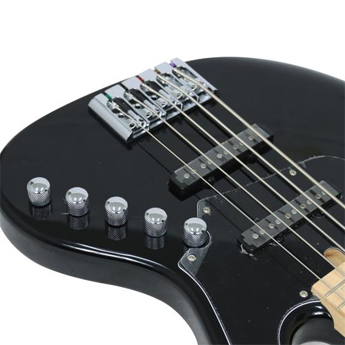 BAJO ELECTRICO 5 CUERDAS ELRICK NJS NEGRO CON ESTUCHE