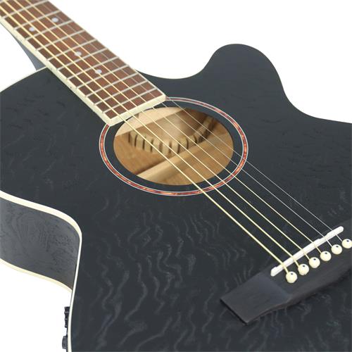 GUITARRA ELECTROACUSTICA SFX NEGRO OPEN PORE