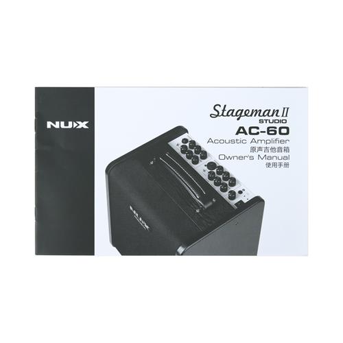 AMPLIFICADOR PARA GUITARRA ACUSTICA 60W 1X6.5 STAGEMAN 2