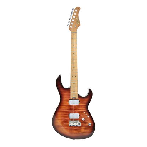 GUITARRA ELECTRICA G MICROFONO VOICED TONE VTH-77 COLOR VIOLIN ANTIGUO - DESC