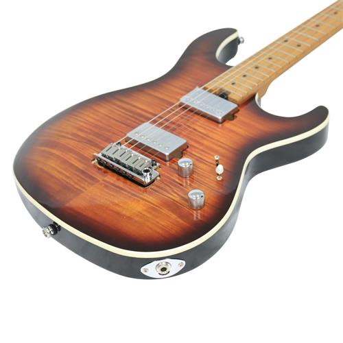 GUITARRA ELECTRICA G MICROFONO VOICED TONE VTH-77 COLOR VIOLIN ANTIGUO - DESC