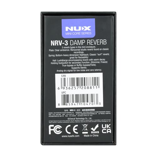 PEDAL DE EFECTO DAMP REVERB