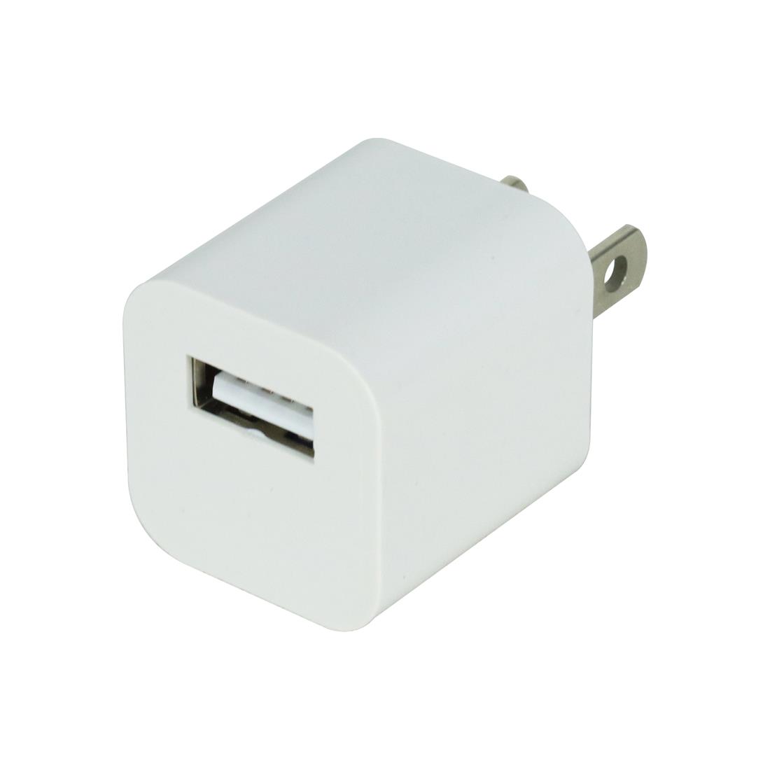 Cargador de pared USB certificado UL Fuente de alimentación 5 V 1A (1000  mA) Adaptador de corriente de viaje portátil universal Bloque de enchufe de