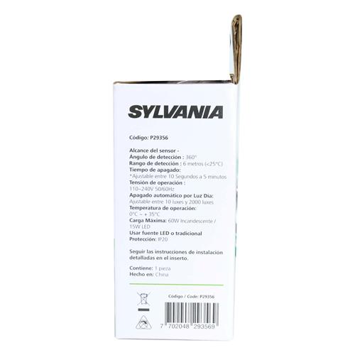 SENSOR DE MOVIMIENTO 360° C/BOQUILLA E27 120V - CLA