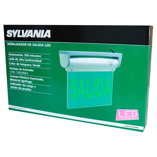 LETRERO SALIDA LED VERDE - CLA