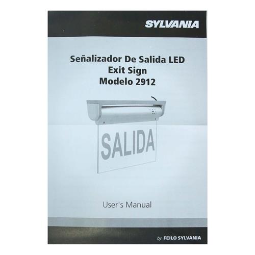 LETRERO SALIDA LED VERDE - CLA