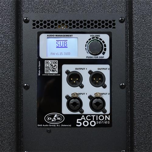 SUB BAJO ACTIVO ACTION500-SERIE 18 PULG 1200W - DESC