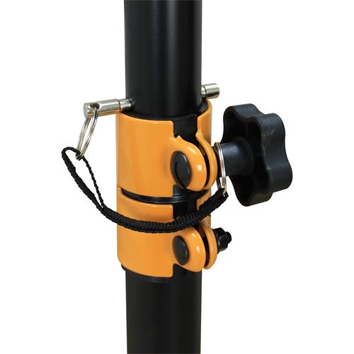 PEDESTAL PARA CAJA METALICO NEGRO/AMARILLO