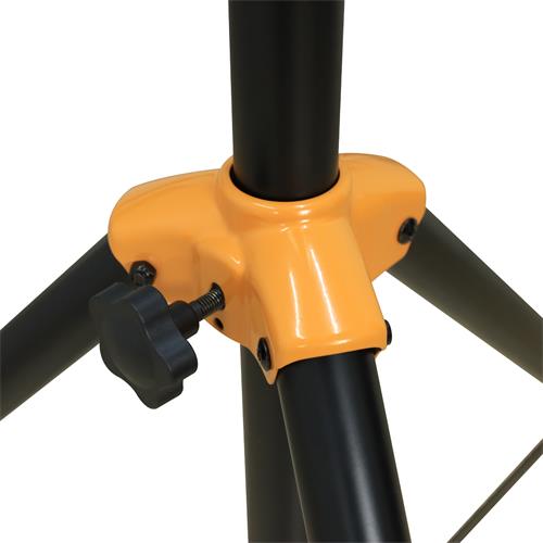 PEDESTAL PARA CAJA METALICO NEGRO/AMARILLO