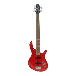 BAJO ELECTRICO 5 CUERDAS ACTION ROJO TRANS