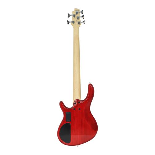 BAJO ELECTRICO 5 CUERDAS ACTION ROJO TRANS - DESC