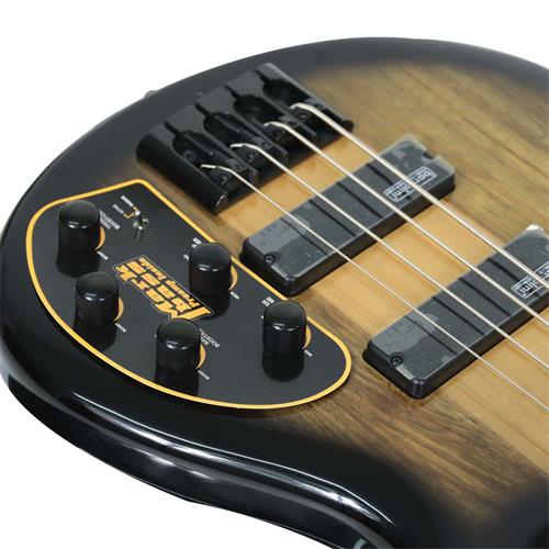 BAJO ELECTRICO 4 CUERDAS ARTISAN MARKB. PREAMP Y MICROFONO BARTO. COLOR TBB - DESC