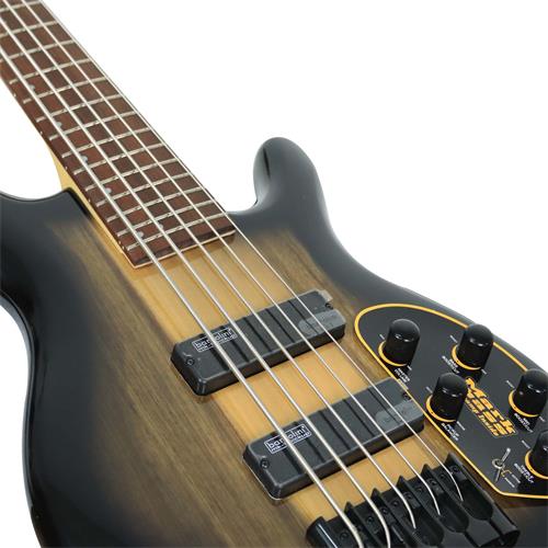 BAJO ELECTRICO 5 CUERDAS ARTISAN MARKB. PREAMP Y MICROFONO BARTO. COLOR TBB - DESC