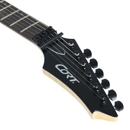 GUITARRA ELECTRICA X CON MICROFONO EMG AZUL CAMALEONICO - DESC