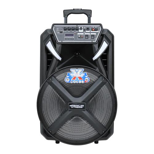 CAJA AMPLIFICADA  PORTATIL 15 40000W CON LED - DESC