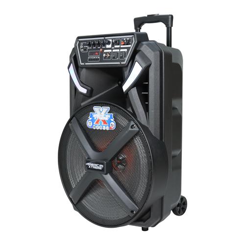 CAJA AMPLIFICADA  PORTATIL 15 40000W CON LED - DESC