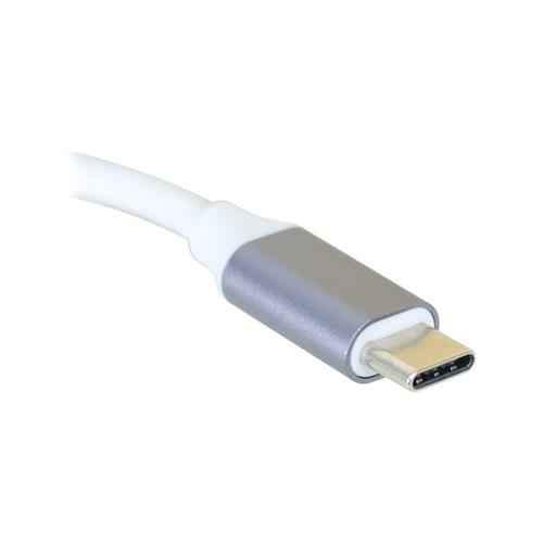 CONCENTRADOR HUB TIPO-C CON 3 USB 2.0 + 1 USB 3.0